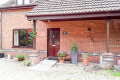 Betula House Front Garden Doorway