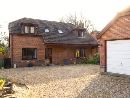 Betula House from the front. 