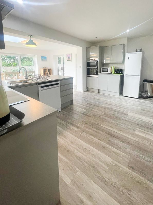 Betula House Image of the Kitchen worktop area.