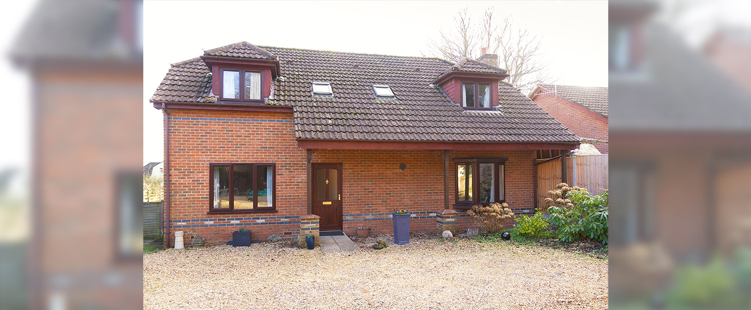 Welcome to Betula House, this is a photograph of the front enterance and driveway. 