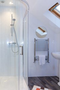 Betula House, master bedroom. bathroom.